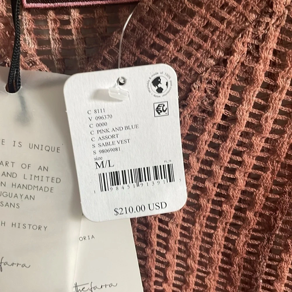 Free People X The Farra Sable Tank Sweater